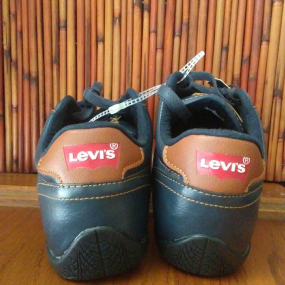 Levi's Men's Upland Waxed Blue Sneakers - Picture 2 of 4